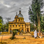 The exterior of Ras Makkonen Selassie church in Harar, Ethiopia.